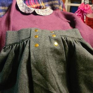 Skirt and sweater set